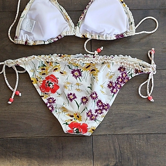NEW JOVOVICH HANUK FLORAL BIKINI WOMANS XL - Picture 5 of 8
